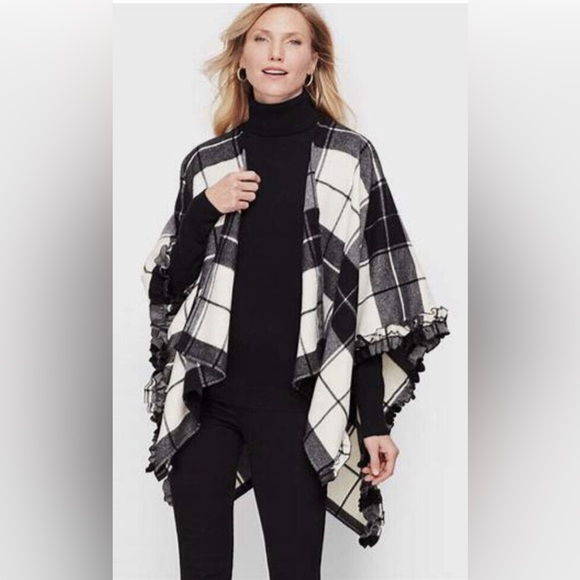 Talbots Ruana Shawl - Picture 1 of 6